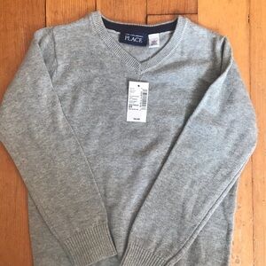 Toddler boys gray Childrens Place sweater, new